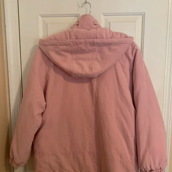 Izzi Pink Hooded Puffer Jacket - Picture 10 of 10